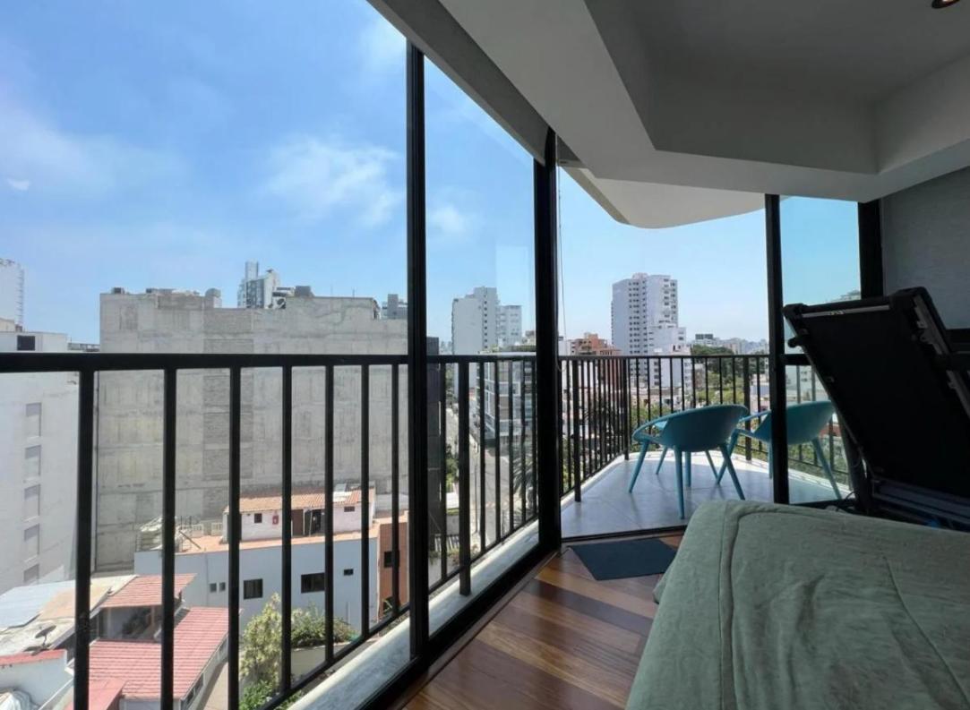 Exclusivo Y Moderno Depa En Miraflores Vista Al Mar Y A La Ciudad Amoblado Apartments Lima Exterior foto