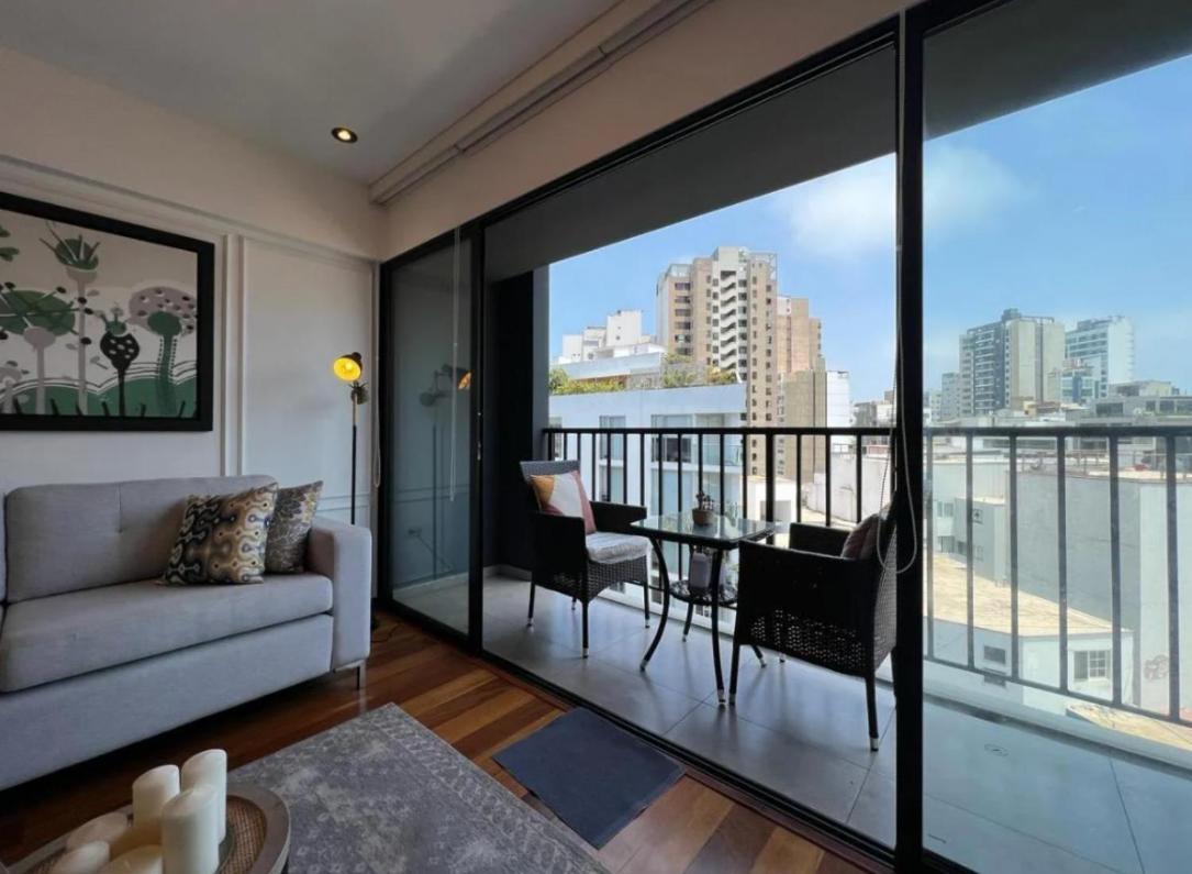Exclusivo Y Moderno Depa En Miraflores Vista Al Mar Y A La Ciudad Amoblado Apartments Lima Exterior foto