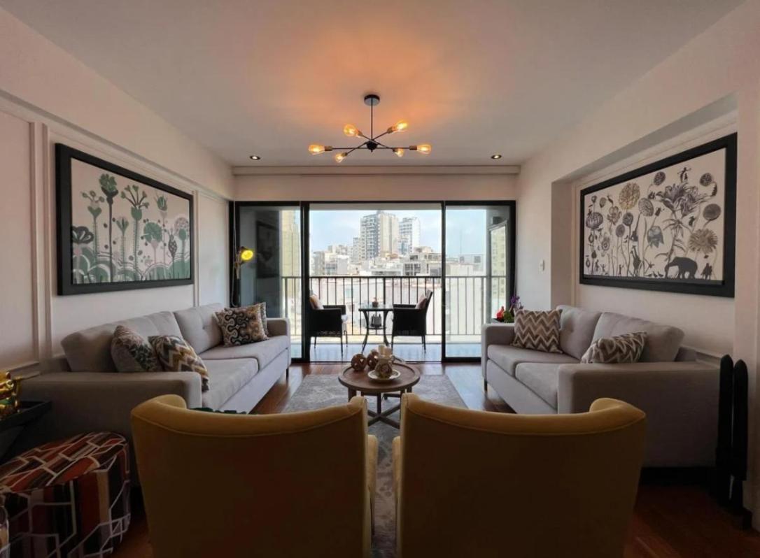 Exclusivo Y Moderno Depa En Miraflores Vista Al Mar Y A La Ciudad Amoblado Apartments Lima Exterior foto