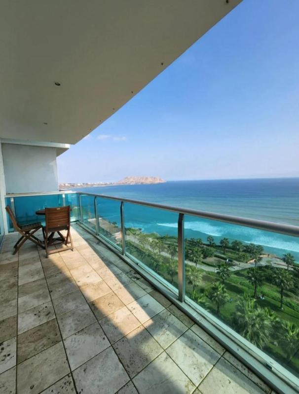 Exclusivo Y Moderno Depa En Miraflores Vista Al Mar Y A La Ciudad Amoblado Apartments Lima Exterior foto